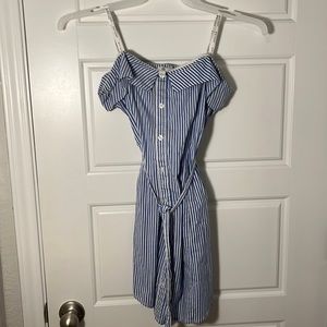 Medium G by guess stripped dress.  Cute summer dress